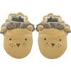 Leo Lion Terry Cloth Booties, Multicolors - Booties - 1 - thumbnail