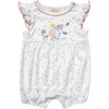 Floral Bloom Embroidery Romper, Multicolors - Rompers - 1 - thumbnail