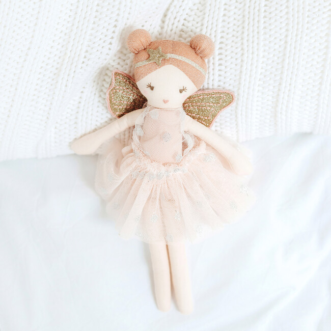 Pippa Sparkle Fairy Linen Doll, Multicolors - Dolls - 3