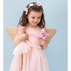 Embroidered Rainbow Ballet Dress, Pink - Dresses - 2
