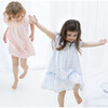 Ditsy Floral Ruffle Dress, Blue - Dresses - 2