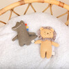 Leo Lion Terry Cloth Rattle Toy, Multicolors - Rattles - 3