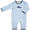Crochet Wilbert Whale Babygro, Multicolors - Rompers - 1 - thumbnail