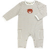 Crochet Rusty Bear Babygro, Multicolors - Rompers - 1 - thumbnail