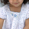 Ditsy Floral Ruffle Dress, Blue - Dresses - 3