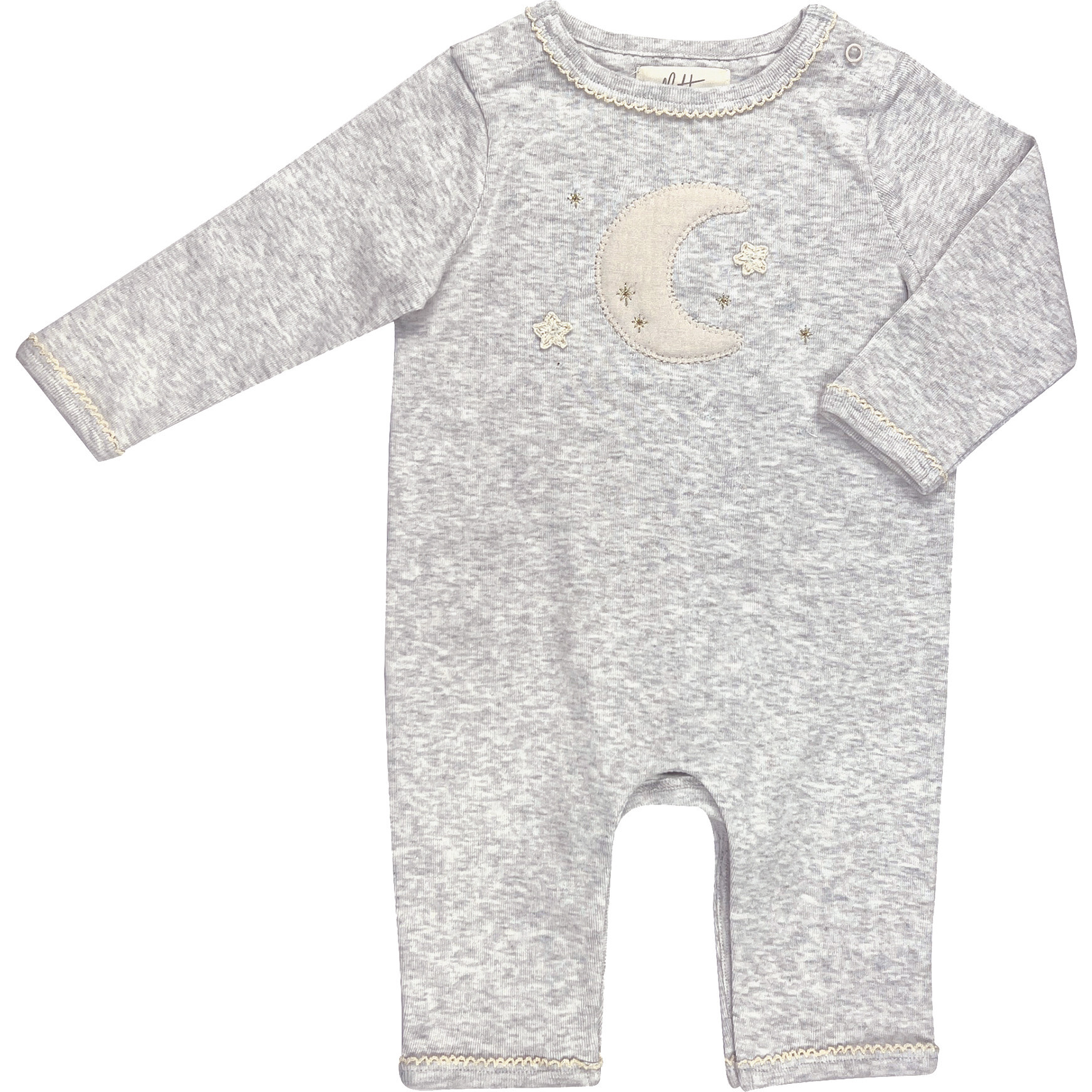 Crochet Moon Babygro, Multicolors - Rompers - 1