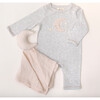 Crochet Moon Babygro, Multicolors - Rompers - 2
