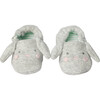 Bunny Fuzzy Booties, Multicolors - Booties - 1 - thumbnail