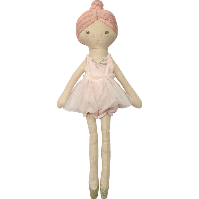 Blush Pointelle Ballerina Doll, Multicolors