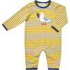 Applique Sammy Seagull Babygro, Multicolors - Rompers - 1 - thumbnail