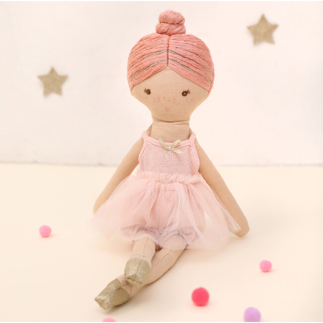 Blush Pointelle Ballerina Doll, Multicolors - Dolls - 2