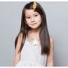 Ella Hairclip, Yellow - Hair Accessories - 2