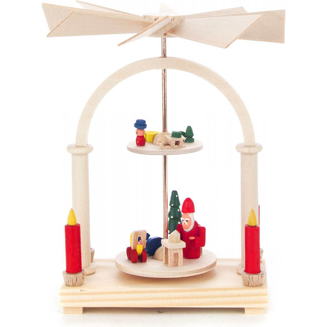 Santa With Toys Mini Pyramid