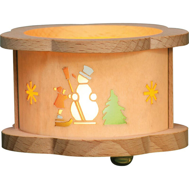 Snowman Tea light Luminary