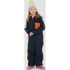 Quest Snow Overall, True Navy And Corporate Red - Overalls - 2 - thumbnail