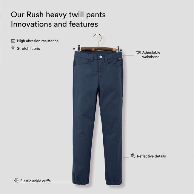 Rush Heavy Twill Pants, True Navy - Pants - 3