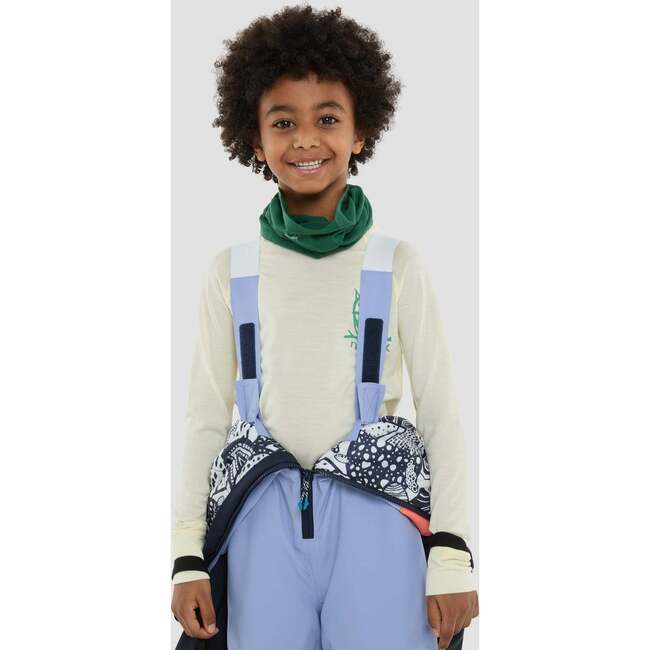 Quest Snow Overall, Purple Blue And Coral - Overalls - 4