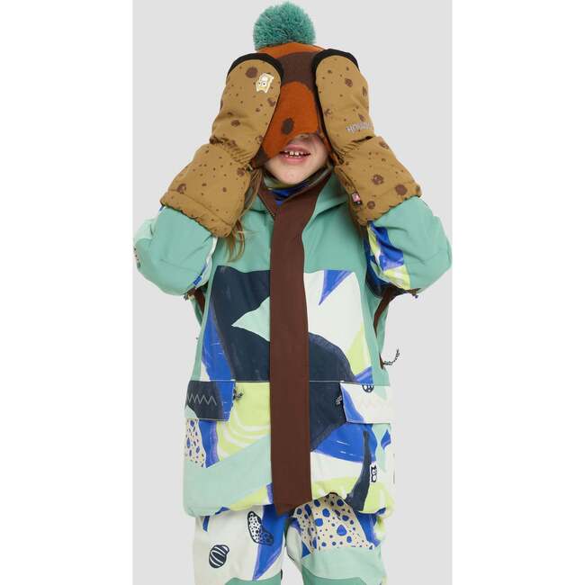 Nemphis Four Snow Jacket, Blue Marin And Chocolate - Parkas - 2