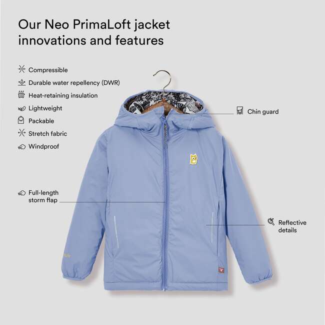 Neo Primaloft Jacket, Purple Blue - Parkas - 3