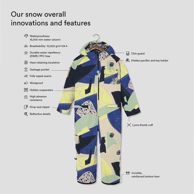 Nemphis Quest Snow Overall, Blue Marin - Overalls - 3