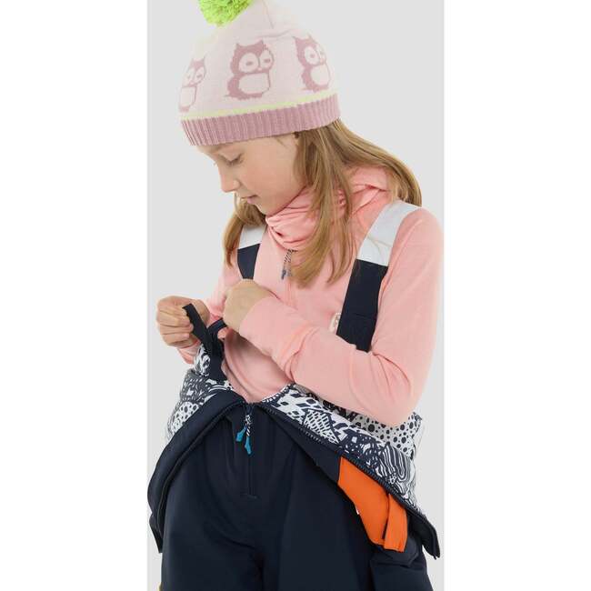 Quest Snow Overall, True Navy And Corporate Red - Overalls - 5