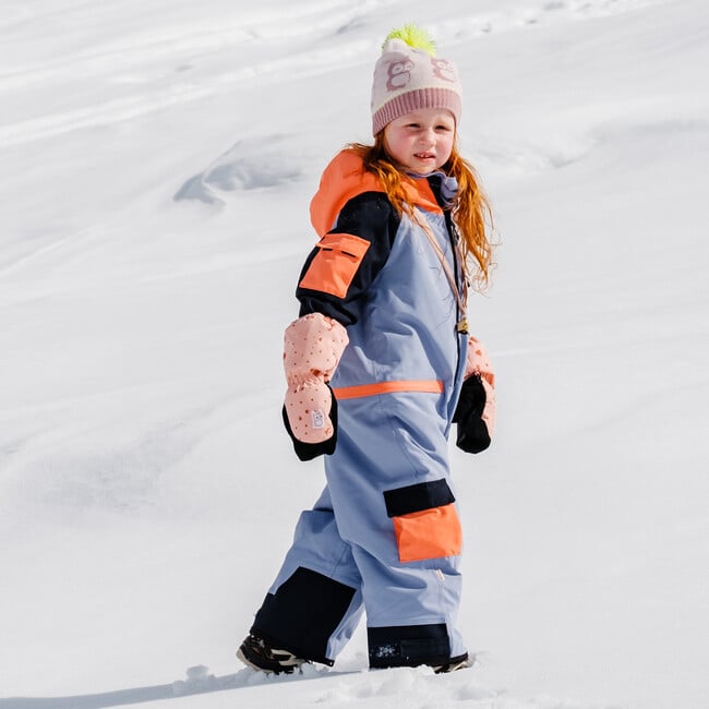 Quest Snow Overall, Purple Blue And Coral - Overalls - 6