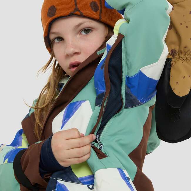 Nemphis Four Snow Jacket, Blue Marin And Chocolate - Parkas - 5
