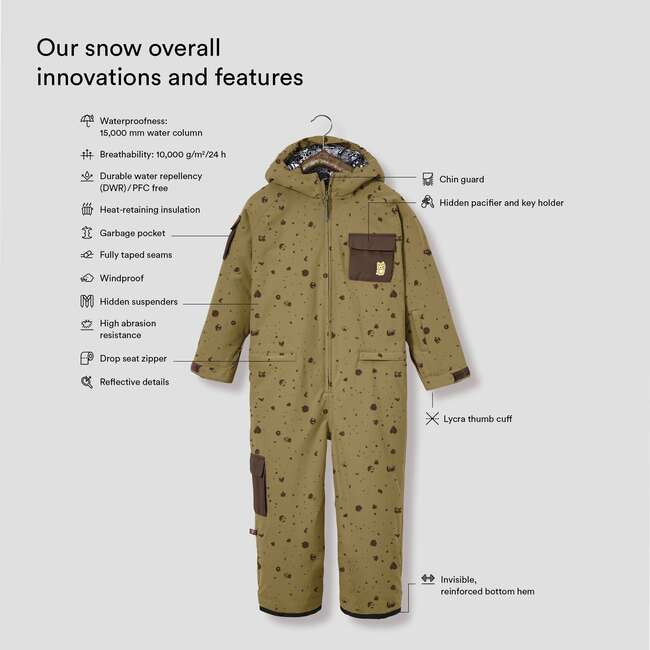 Galaxy Quest Snow Overall, Gold - Overalls - 3