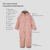 Galaxy Quest Snow Overall, Sunset Rose - Overalls - 3