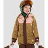 Galaxy Four Snow Jacket, Gold And Chocolate - Parkas - 2