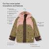 Galaxy Four Snow Jacket, Gold And Chocolate - Parkas - 3