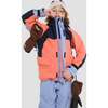 Four Snow Jacket, Coral And Purple Blue - Parkas - 2