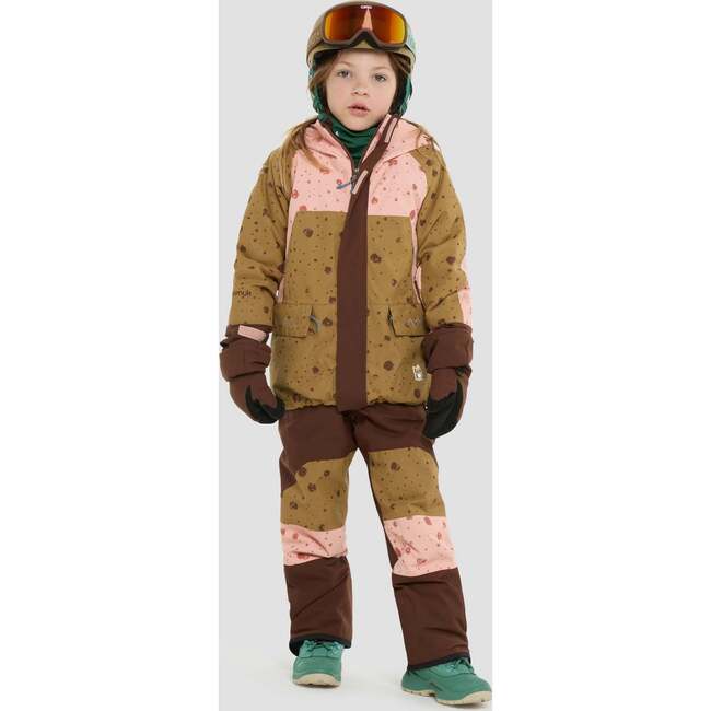 Galaxy Four Snow Jacket, Gold And Chocolate - Parkas - 4