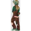 Galaxy Corbet Snow Bib Pants, Chocolate And Gold - Snow Pants - 4