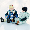 Forest Zack Baby Winter Overall, Mint Ice - Bunting - 2