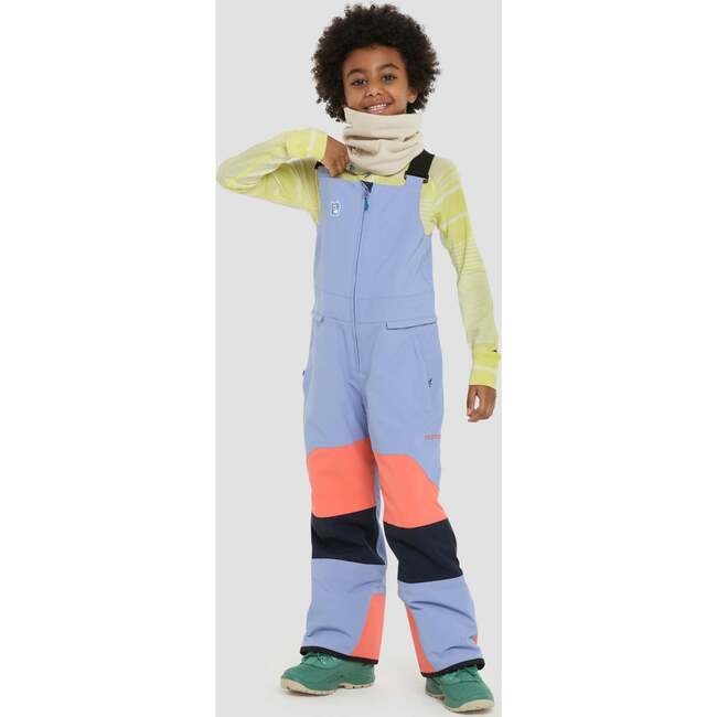 Corbet Snow Bib Pants, Purple Blue And Coral - Snow Pants - 2