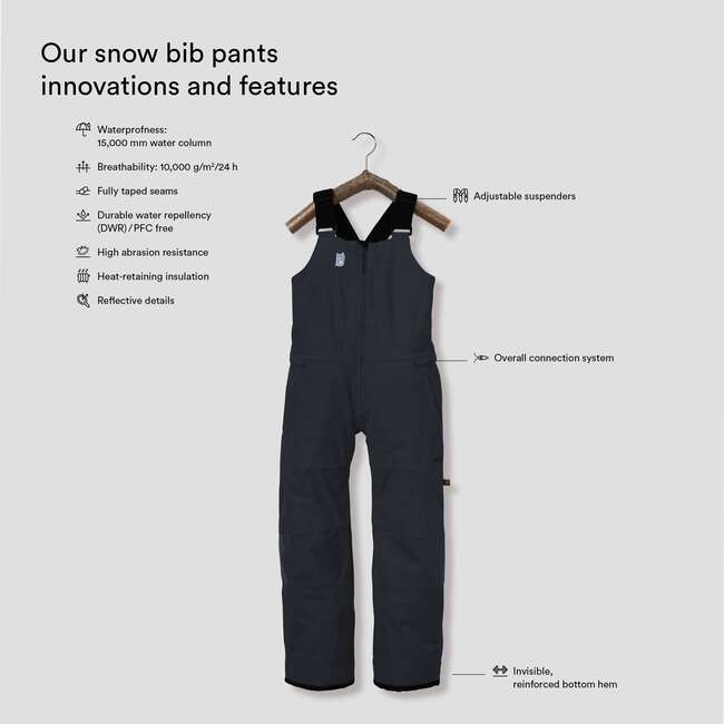 Corbet Snow Bib Pants, True Navy - Snow Pants - 3