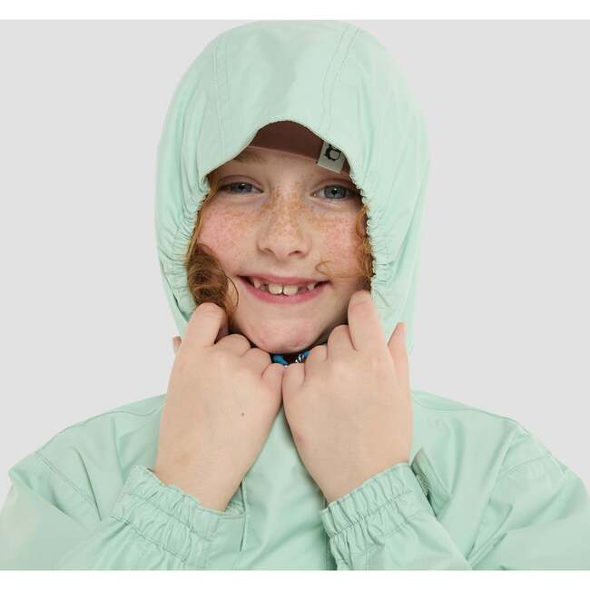 Chip Rain Jacket, Mint Ice - Raincoats - 3