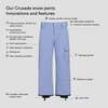 Crusade Snow Pants, Purple Blue - Snow Pants - 4