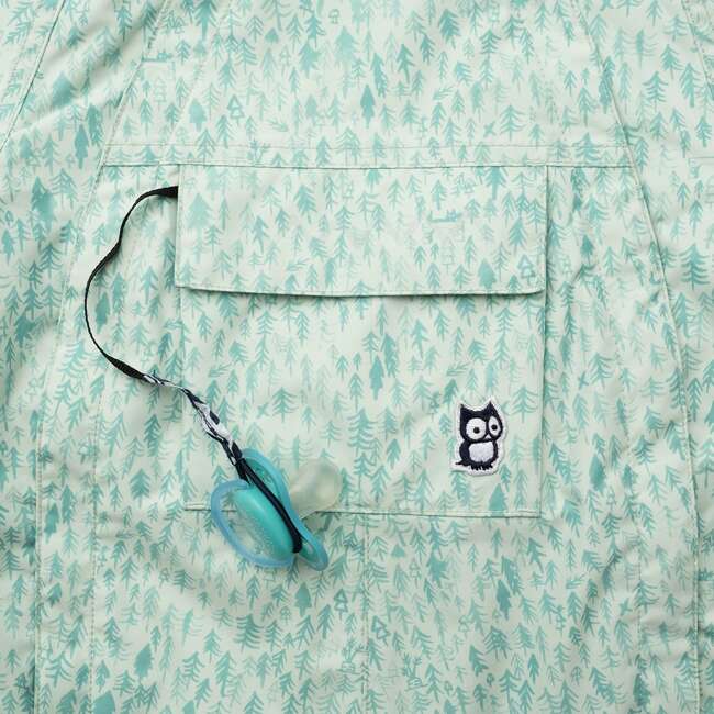 Forest Zack Baby Winter Overall, Mint Ice - Bunting - 5
