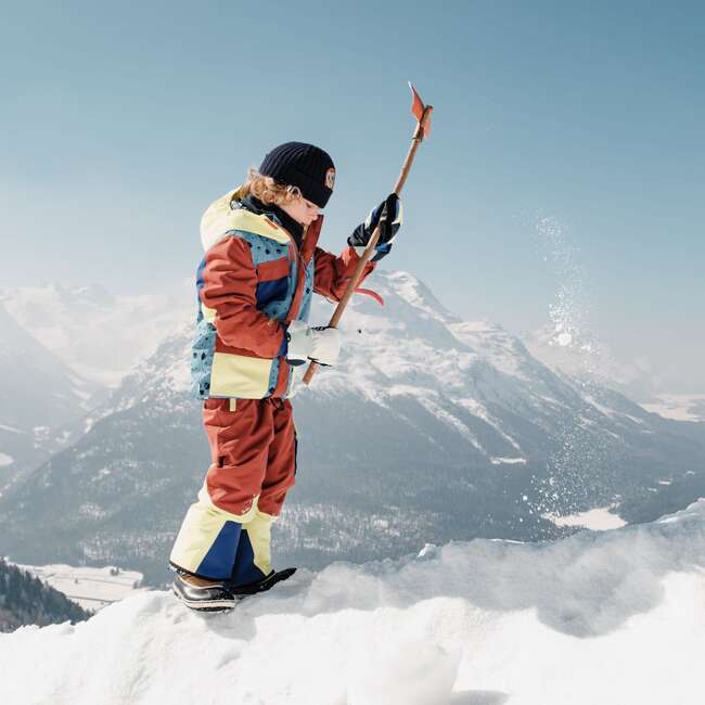 Crusade Snow Pants Upcycled, Terra And Lime - Snow Pants - 6