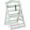 Alpha+ Grow Along Adjustable Beechwood Wooden High Chair Seat + 5-Point Harness & Bumper Bar, Mint - Highchairs - 1 - thumbnail