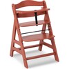 Alpha+ Grow Along Adjustable Beechwood Wooden High Chair Seat + 5-Point Harness & Bumper Bar, Cork - Highchairs - 1 - thumbnail