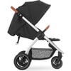 Uptown Deluxe Urban Stroller, Melange Black - Single Strollers - 4