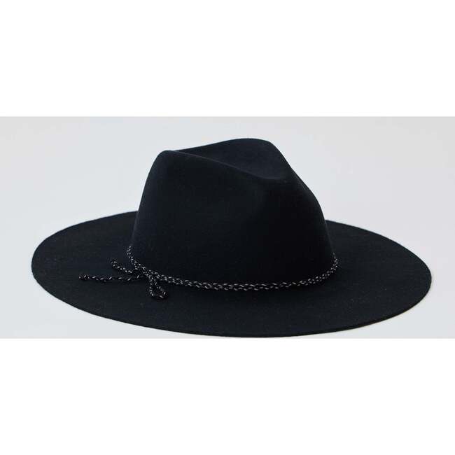 Ruby Brimmed Hat, Black With Trim