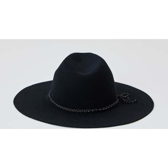 Ruby Brimmed Hat, Black With Trim - Hats - 2