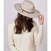 Ruby Brimmed Hat, Beige With Trim - Hats - 2