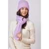 Match Rib Beanie, Lavender - Hats - 3