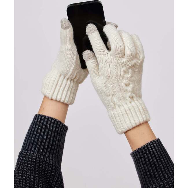 Frosty Touch Glove, Ivory - Gloves - 3