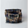 Small Teddy Tote, Navy Plaid - Bags - 4